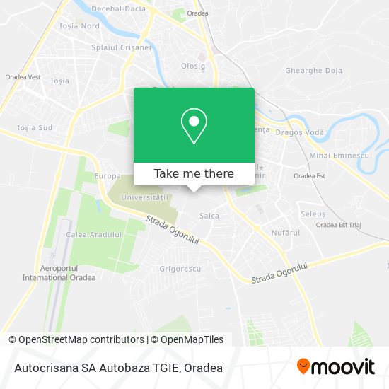 Autocrisana SA Autobaza TGIE map