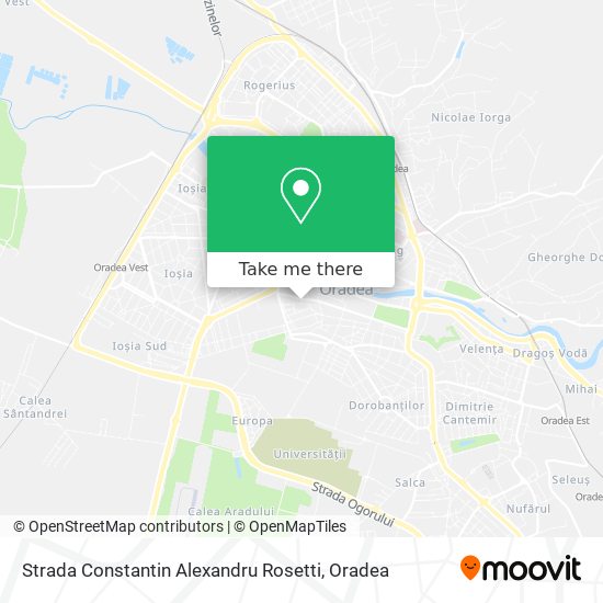 Strada Constantin Alexandru Rosetti map