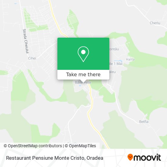 Restaurant Pensiune Monte Cristo map