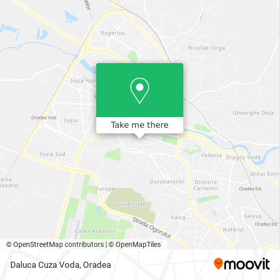 Daluca Cuza Voda map