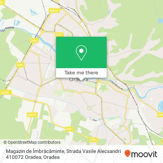 Magazin de Îmbrăcăminte, Strada Vasile Alecsandri 410072 Oradea map