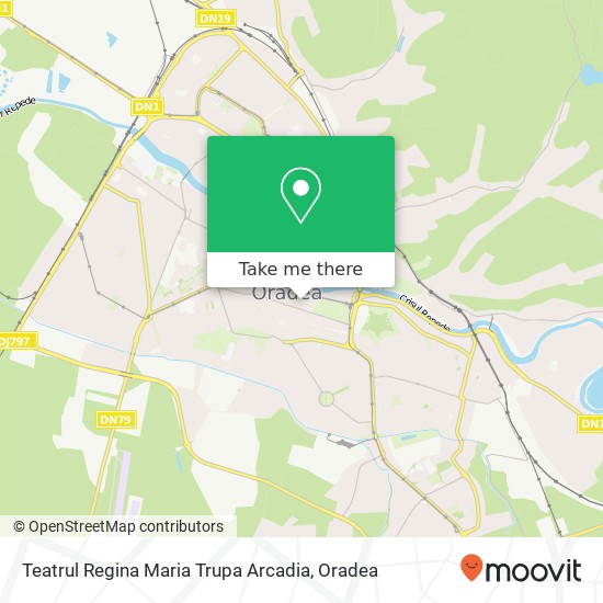 Teatrul Regina Maria Trupa Arcadia map