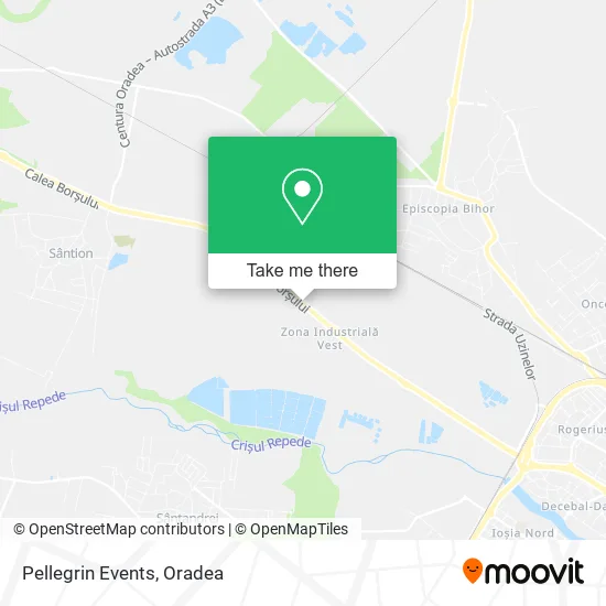 Pellegrin Events map