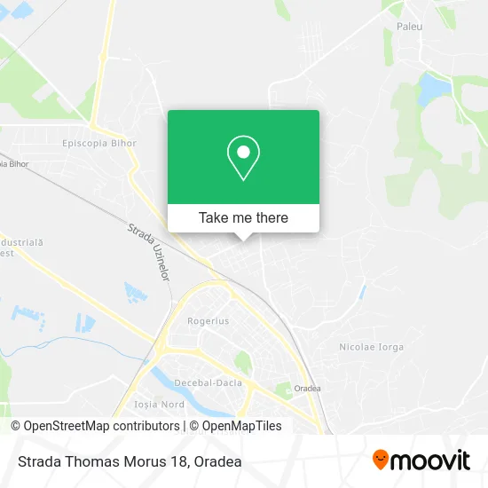 Strada Thomas Morus 18 map