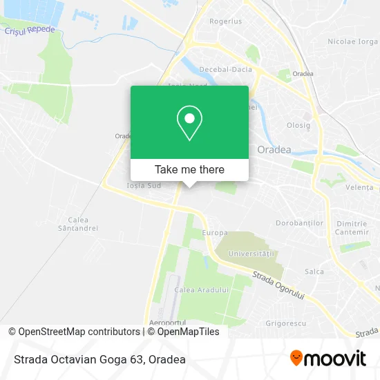 Strada Octavian Goga 63 map