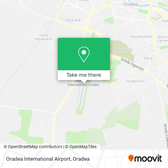 Oradea International Airport map