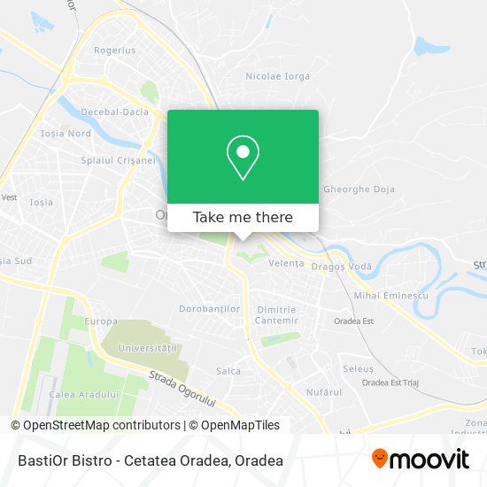 BastiOr Bistro - Cetatea Oradea map
