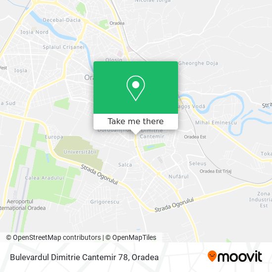 Bulevardul Dimitrie Cantemir 78 map