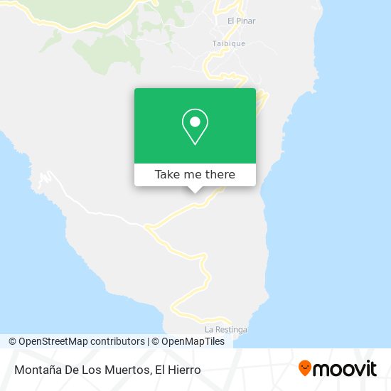 Montaña De Los Muertos map