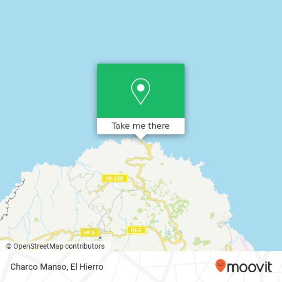 mapa Charco Manso