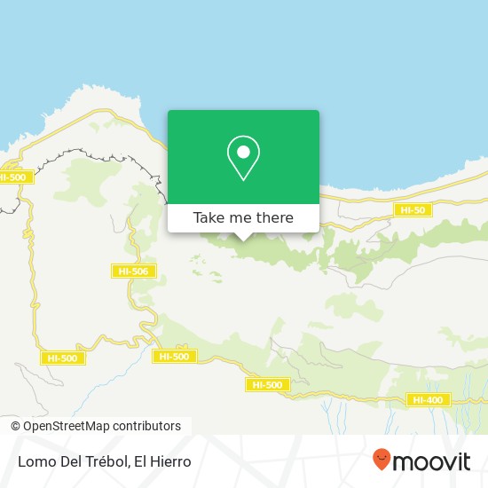 Lomo Del Trébol map
