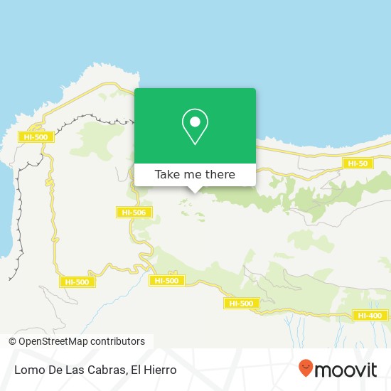 Lomo De Las Cabras map