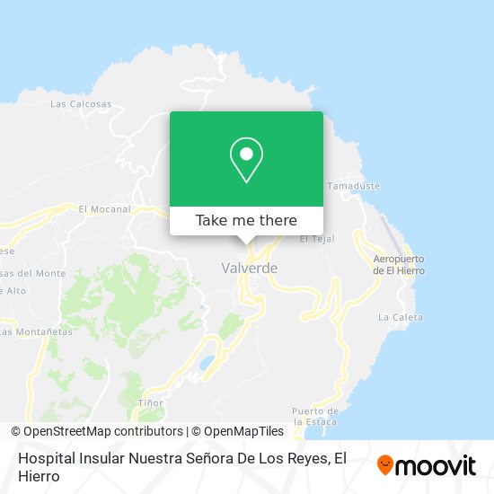 mapa Hospital Insular Nuestra Señora De Los Reyes