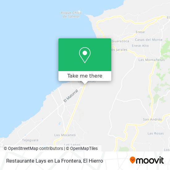 Restaurante Lays en La Frontera map