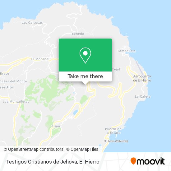 Testigos Cristianos de Jehová map