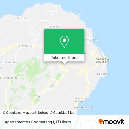 Apartamentos Boomerang I map