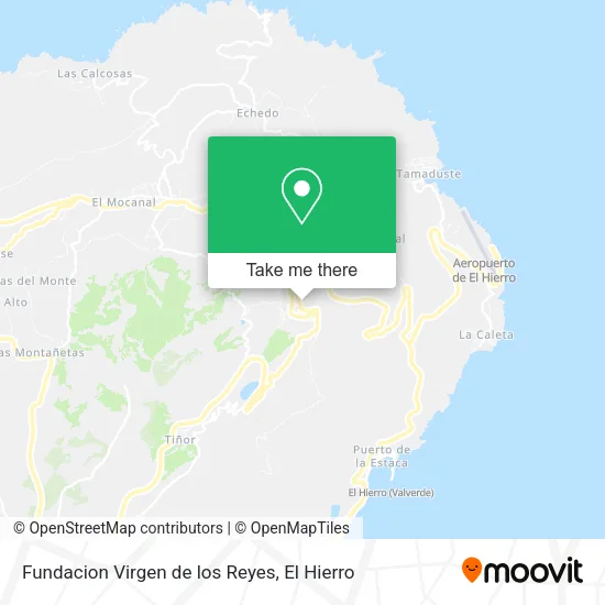 Fundacion Virgen de los Reyes map
