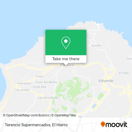 Terencio Supermercados map