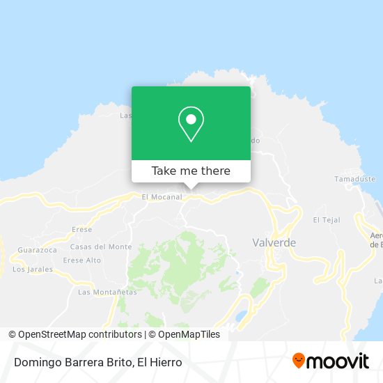 Domingo Barrera Brito map