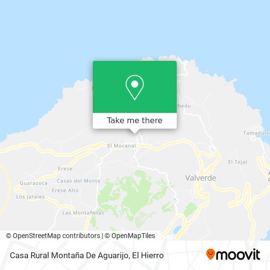 Casa Rural  Montaña De Aguarijo map