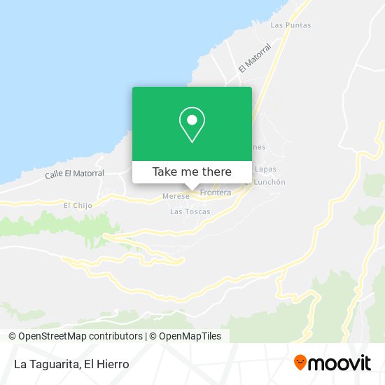 mapa La Taguarita
