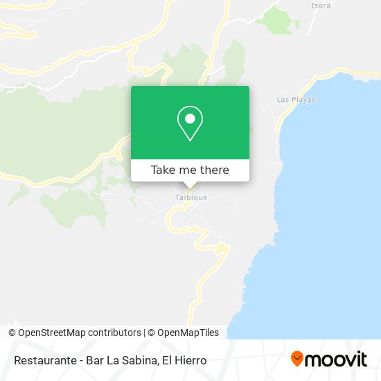 Restaurante - Bar La Sabina map