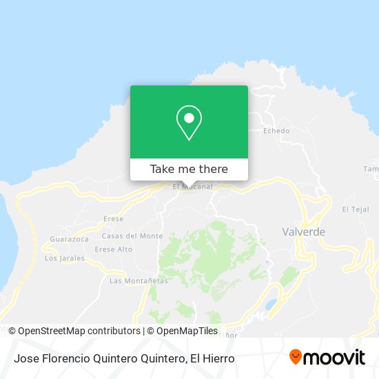 Jose Florencio Quintero Quintero map