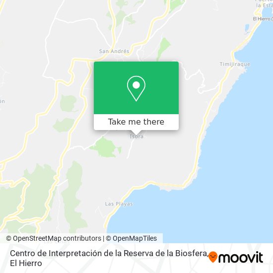 Centro de Interpretación de la Reserva de la Biosfera map