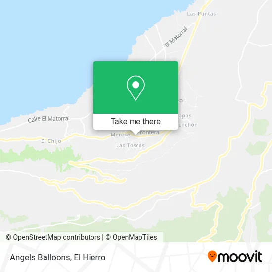 Angels Balloons map