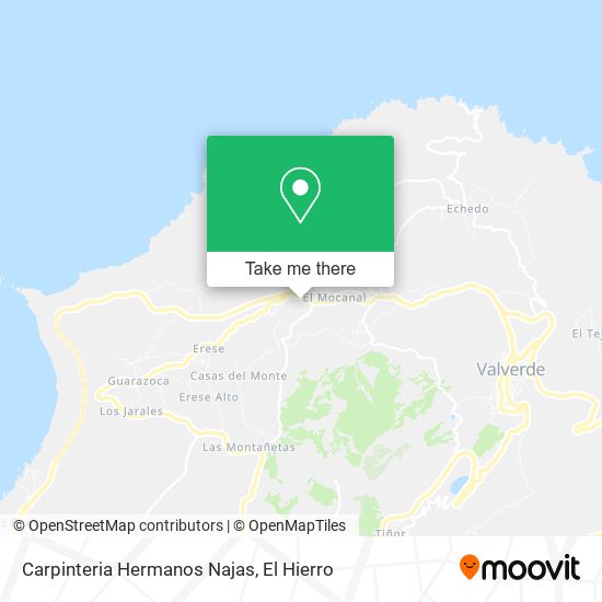 mapa Carpinteria Hermanos Najas