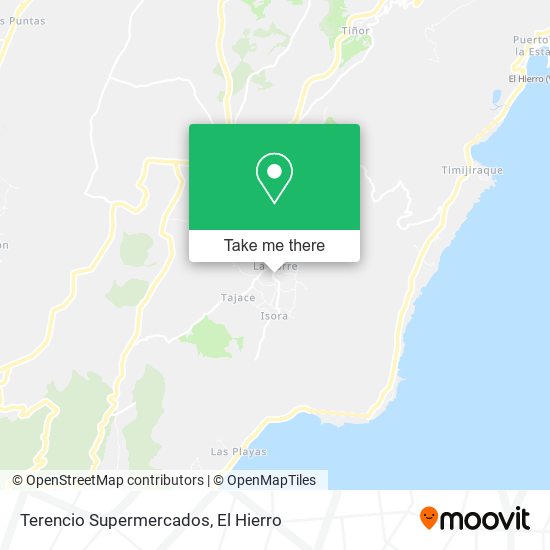 mapa Terencio Supermercados