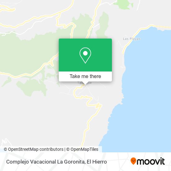 Complejo Vacacional La Goronita map