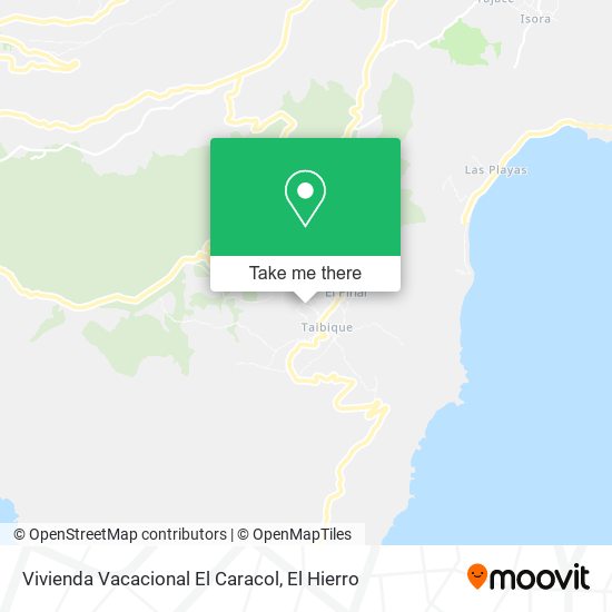 Vivienda Vacacional El Caracol map