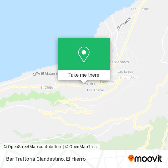 mapa Bar Trattoria Clandestino