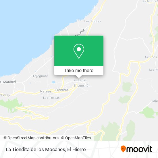 La Tiendita de los Mocanes map