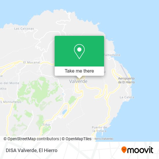 DISA Valverde map