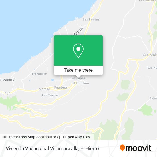 Vivienda Vacacional Villamaravilla map