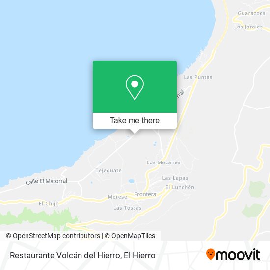 Restaurante Volcán del Hierro map