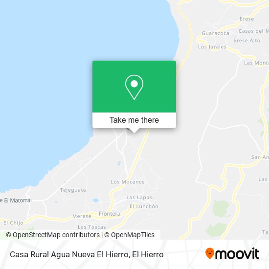 Casa Rural Agua Nueva El Hierro map