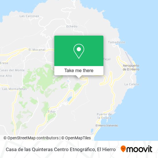 Casa de las Quinteras Centro Etnográfico map