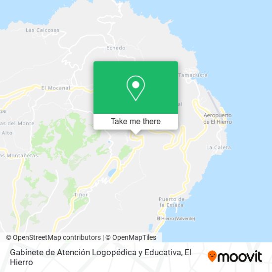 mapa Gabinete de Atención Logopédica y Educativa