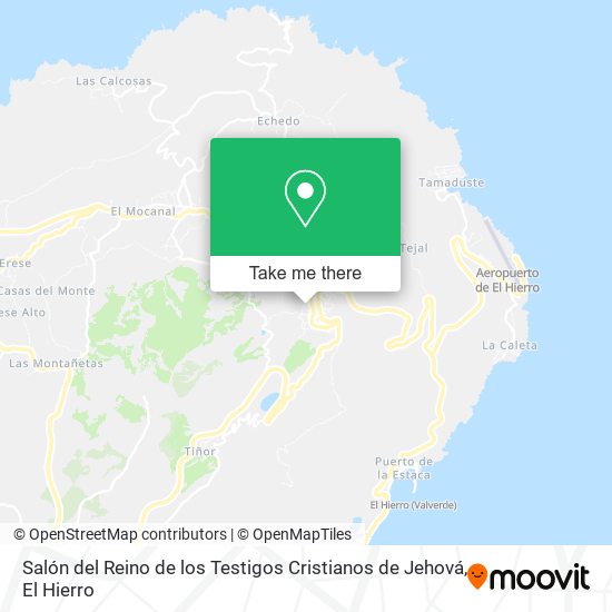 Salón del Reino de los Testigos Cristianos de Jehová map