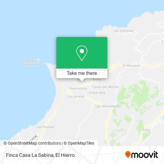 Finca Casa La Sabina map