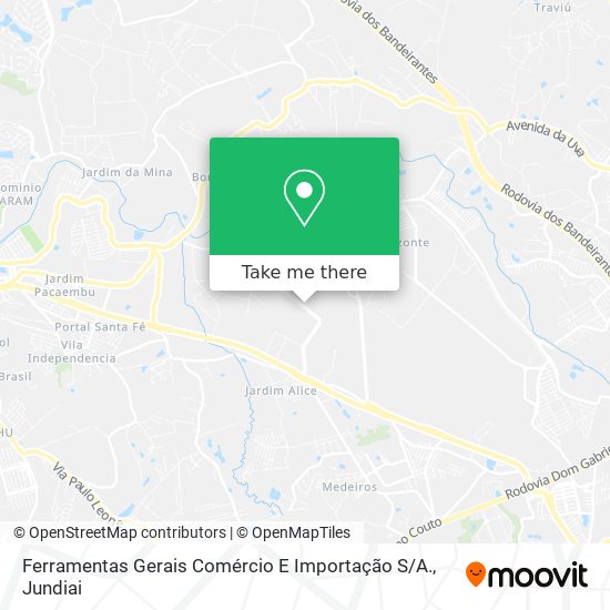 Mapa Ferramentas Gerais Comércio E Importação S / A.