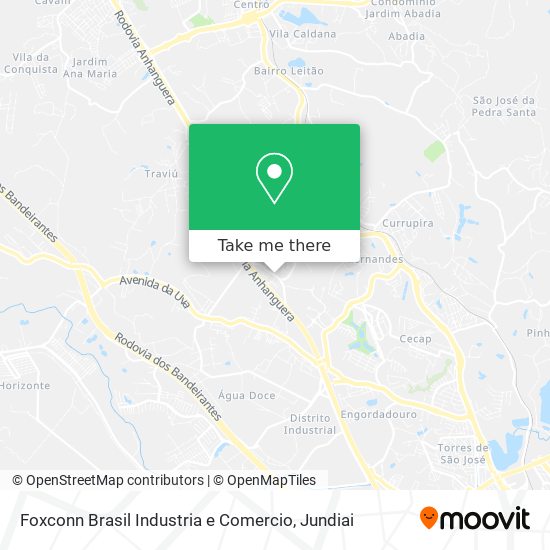 Foxconn Brasil Industria e Comercio map