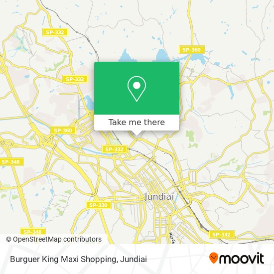 Mapa Burguer King Maxi Shopping