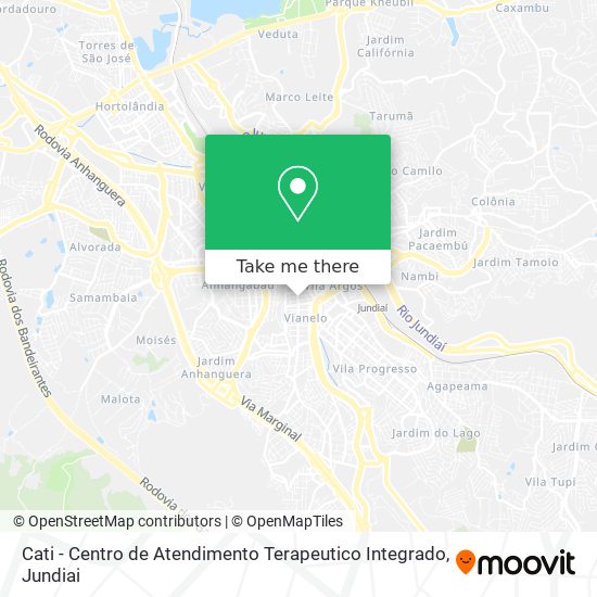 Cati - Centro de Atendimento Terapeutico Integrado map