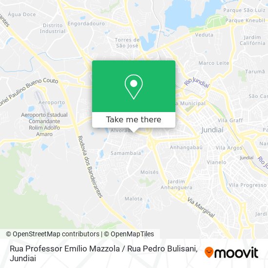 Rua Professor Emílio Mazzola / Rua Pedro Bulisani map