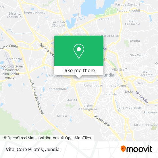 Vital Core Pilates map