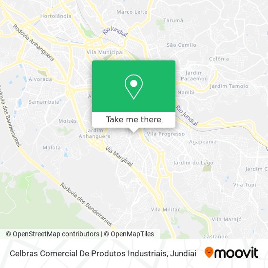 Celbras Comercial De Produtos Industriais map